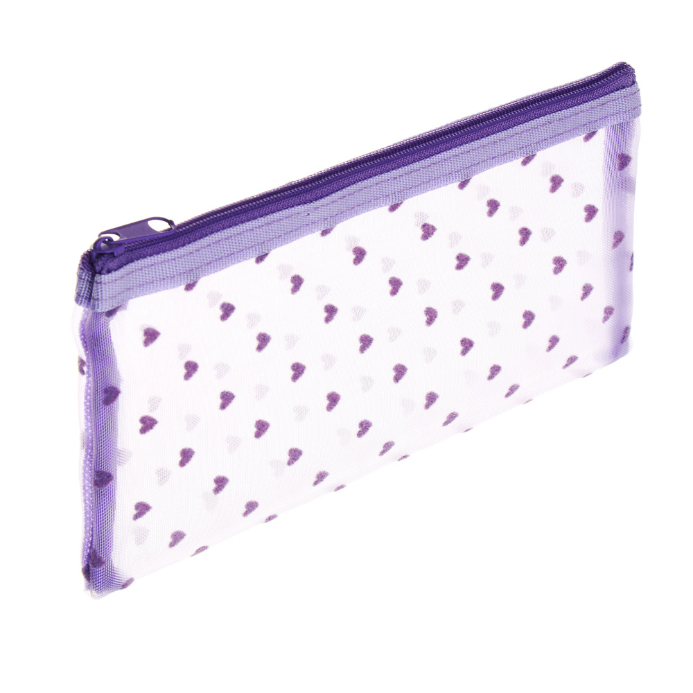 ЮL Косметичка из сетки, 100% полиэстер, 20х10 см, 4 цвета, арт.№ 327-336