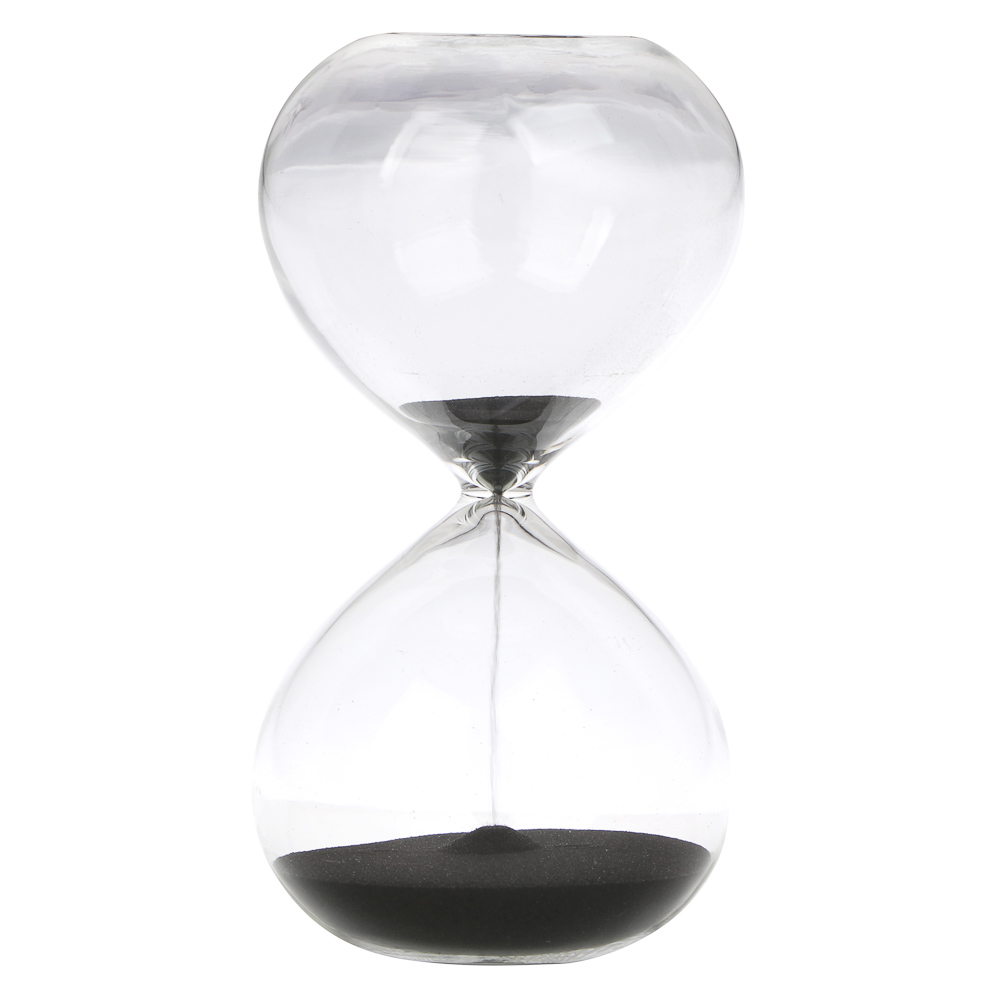 Часы песочные 7,5х14,5 см, стекло, песок, 15 минут, 2 цвета песка, арт.№ 597-291