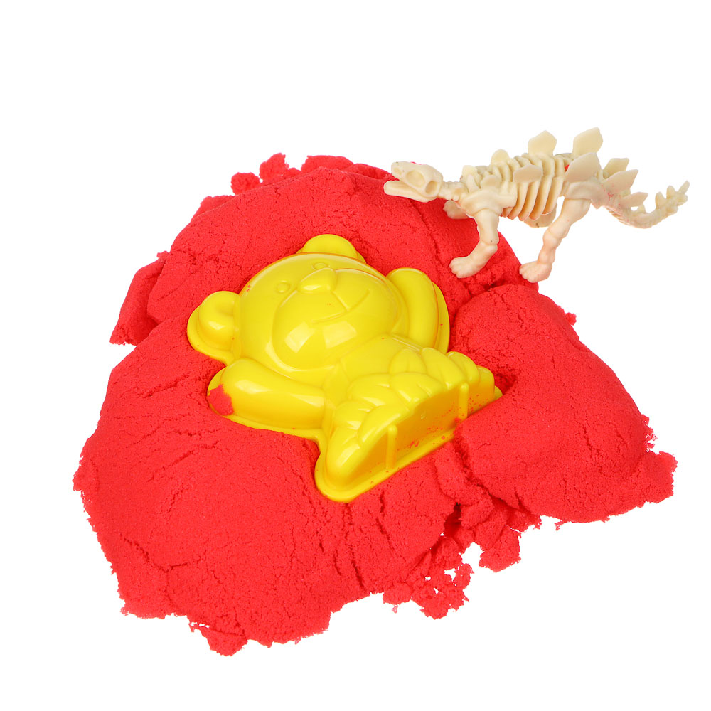 ХОББИХИТ Набор для творчества "Кинетический песок с формочками", 7,5х6,5х7см, 6 цветов, арт.№ 285-229