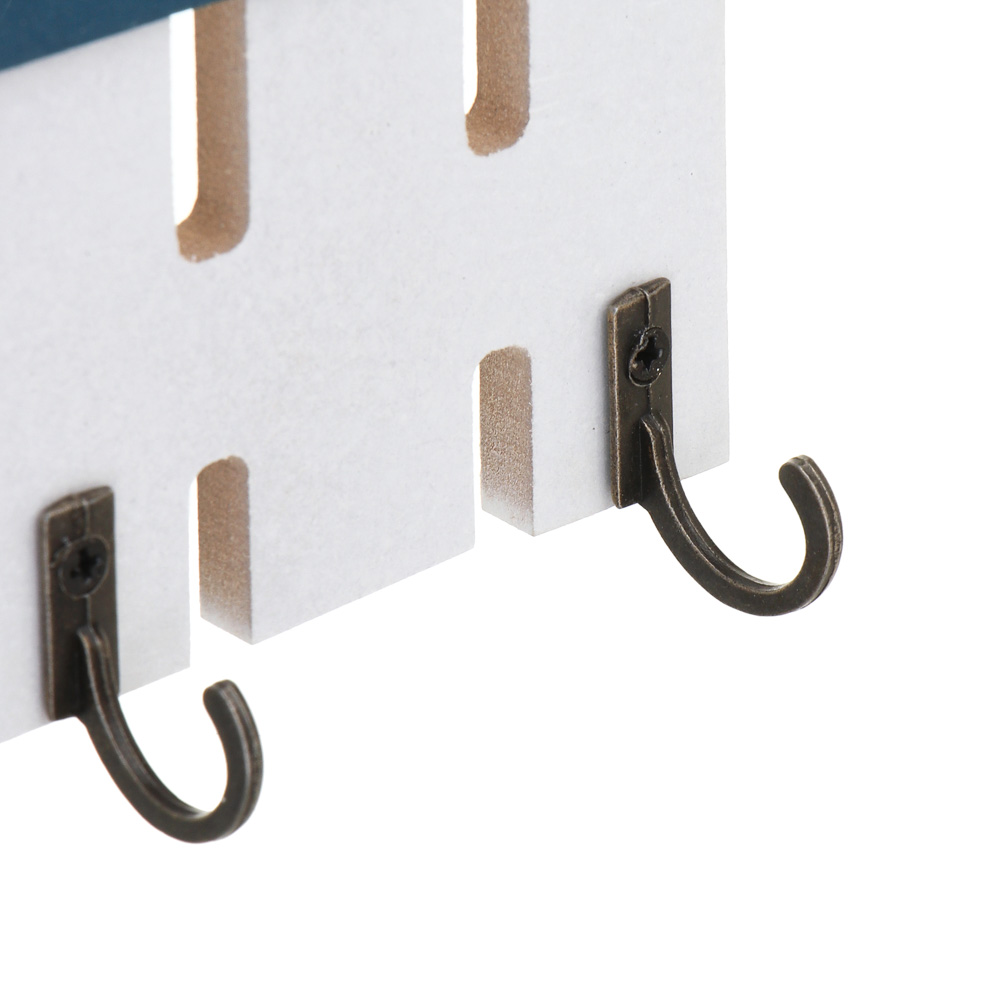 Ключница открытого типа KEYS на 3 крючка, 14,5x15,5 см, МДФ, арт.№ 510-029