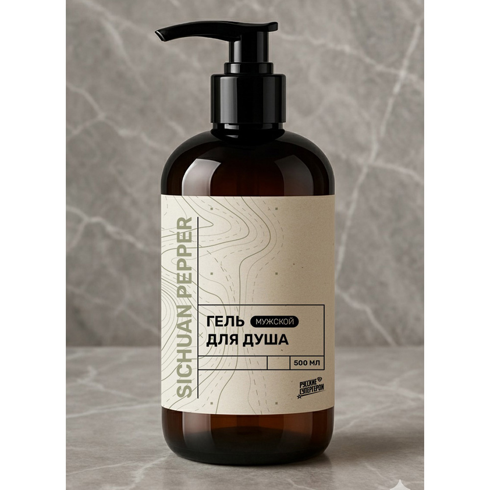 BY Русские Супергерои Гель для душа мужской, 500мл, арт.№ 495-023