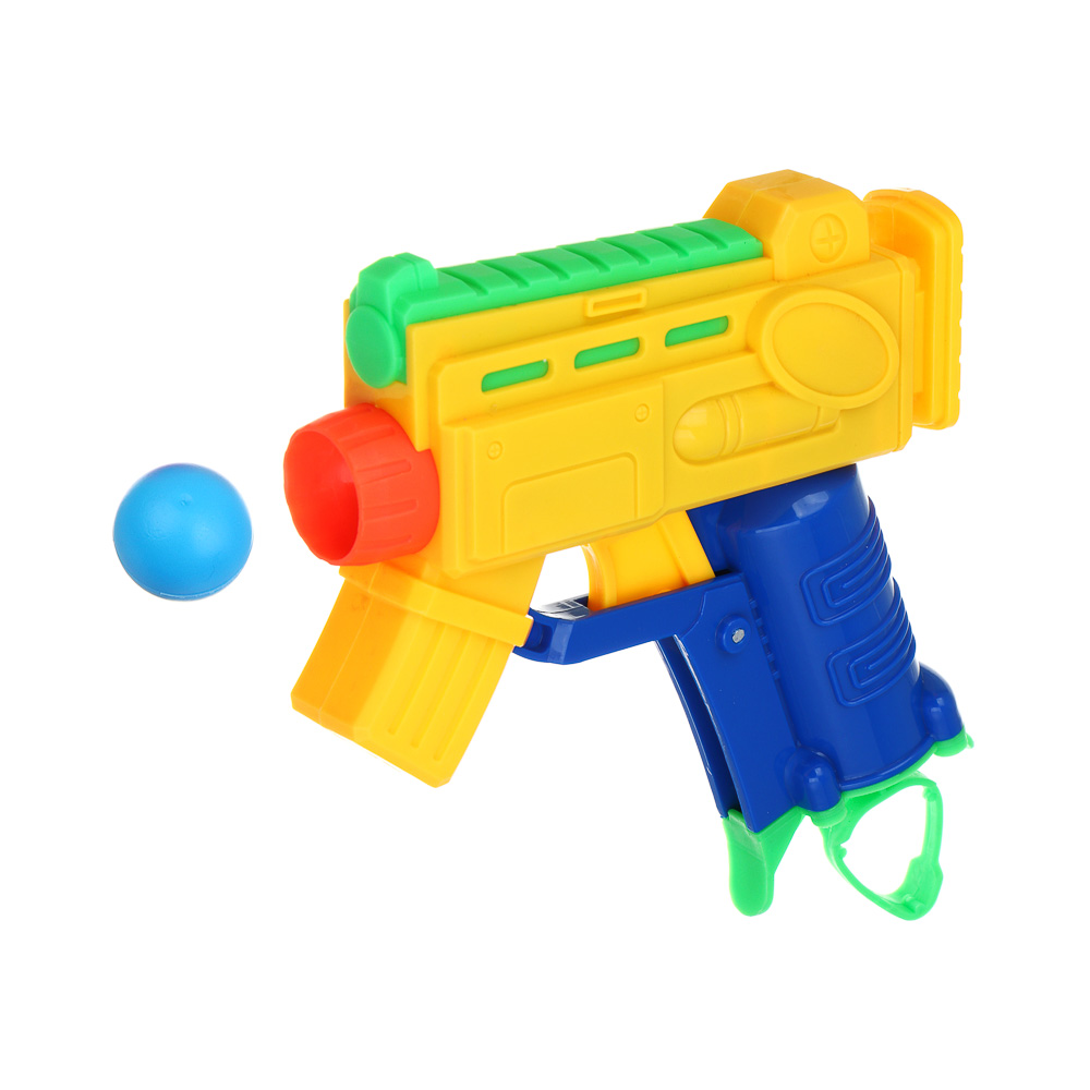 ИГРОЛЕНД Бластер с шариками "Быстрая атака", PP, ABS, 15,7х3,8х21,3 см, 3 дизайна, арт.№ 261-776