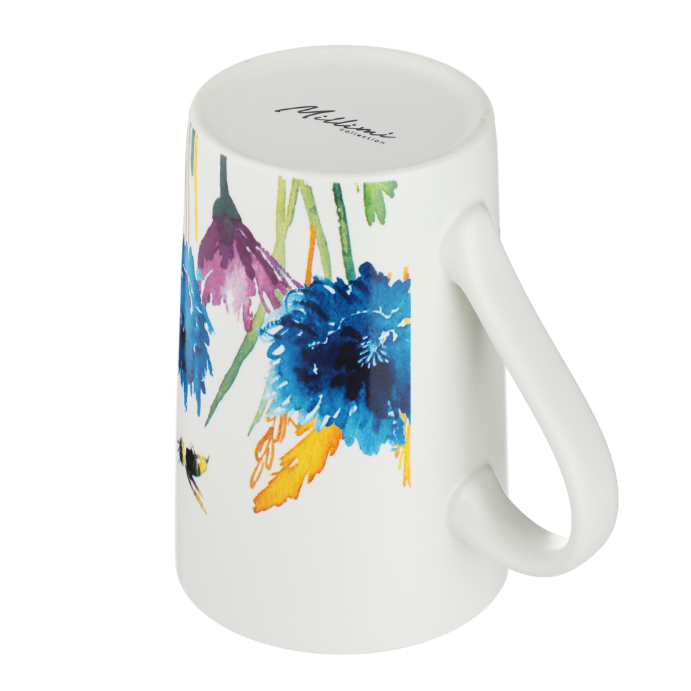 MILLIMI Акварель Кружка 380мл, фарфор, 4 дизайна, арт.№ 806-202