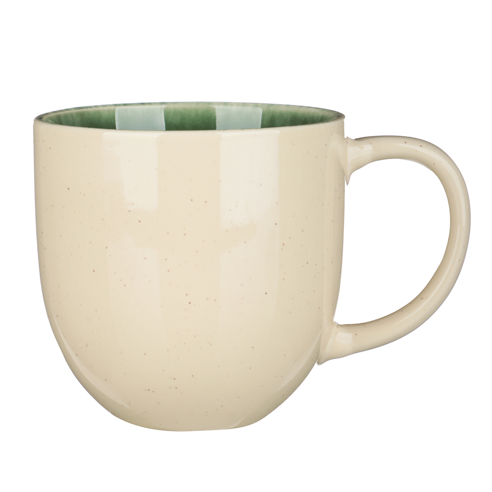 Кружка 370мл, тм MILLIMI Верде, керамика, арт.№ 824-311