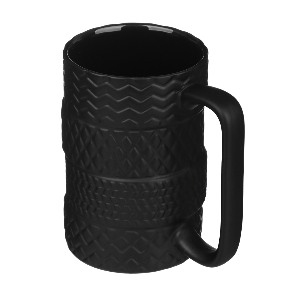 Кружка 380мл, тм MILLIMI Шины, фарфор, арт.№ 806-354