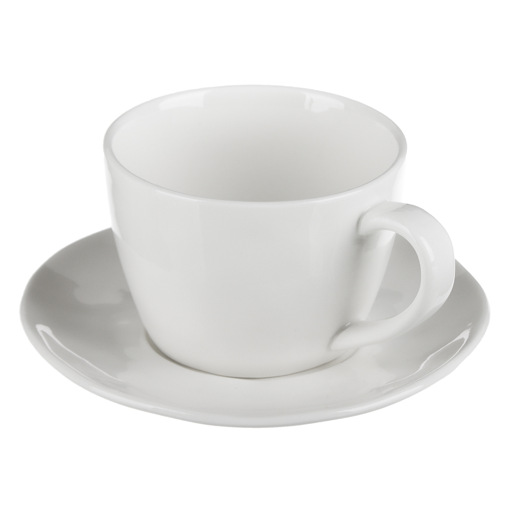 Ivlev Chef Вейв Набор чайный 2пр., чашка 200мл, блюдце 13см, фарфор, арт.№ 816-312