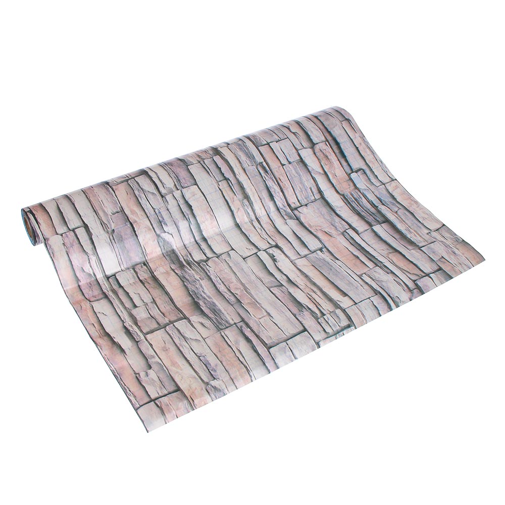 Пленка самоклеящаяся тм VETTA Камень, 45см x 8м, ПП, арт.№ 416-293