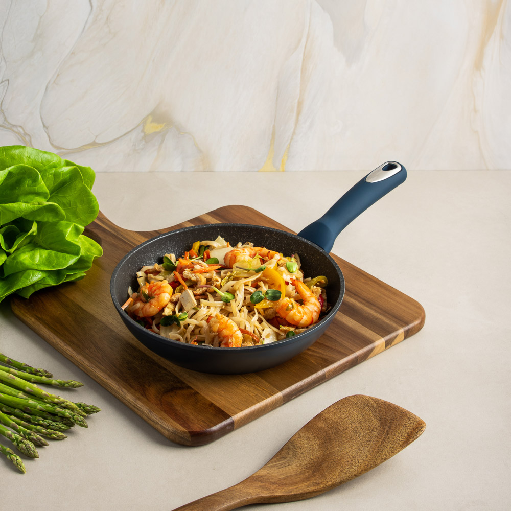 SATOSHI Ривьера Сковорода литая d20см, антипригарное покрытие мрамор, индукция, арт.№ 846-723