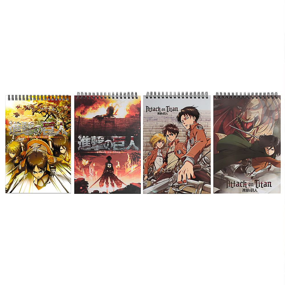 Атака Титанов Творческий блокнот cо стикерами A5, 14,5x7x21,5 см, арт.№ 285-251