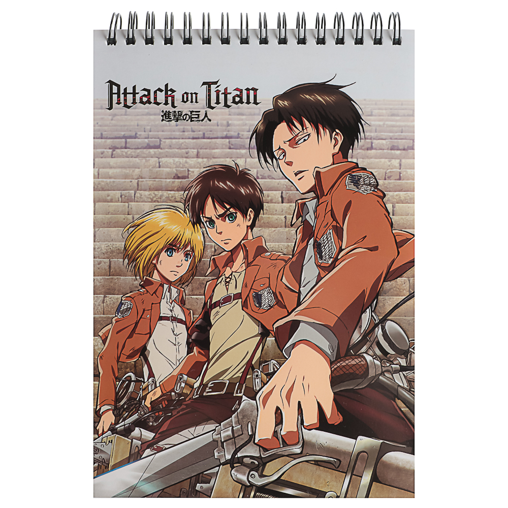 Атака Титанов Творческий блокнот cо стикерами A5, 14,5x7x21,5 см, арт.№ 285-251
