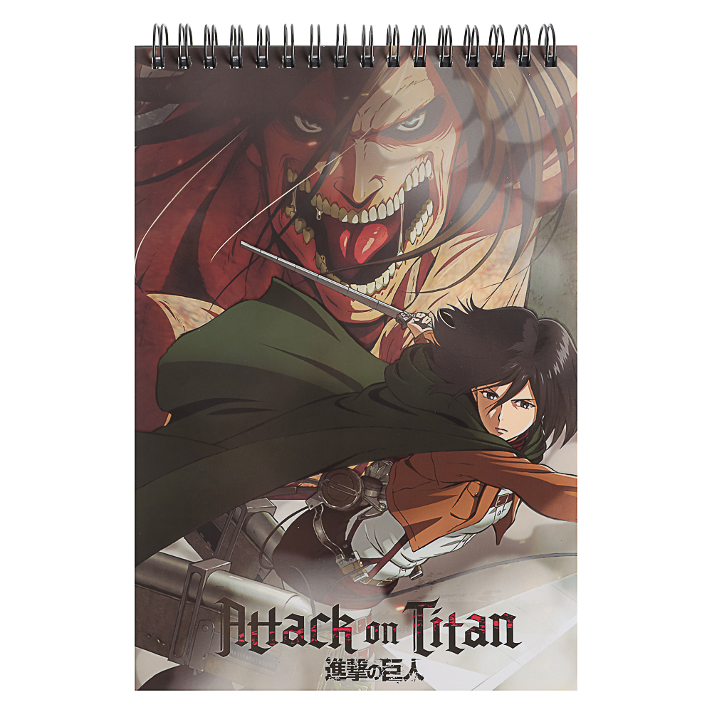 Атака Титанов Творческий блокнот cо стикерами A5, 14,5x7x21,5 см, арт.№ 285-251