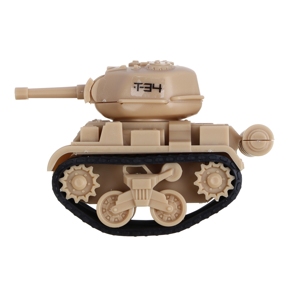 BY Русские Супергерои УВЗ Мини-конструктор Танк Т-34, 13,5х16,5х6,5 см, ABS, арт.№ 859-009