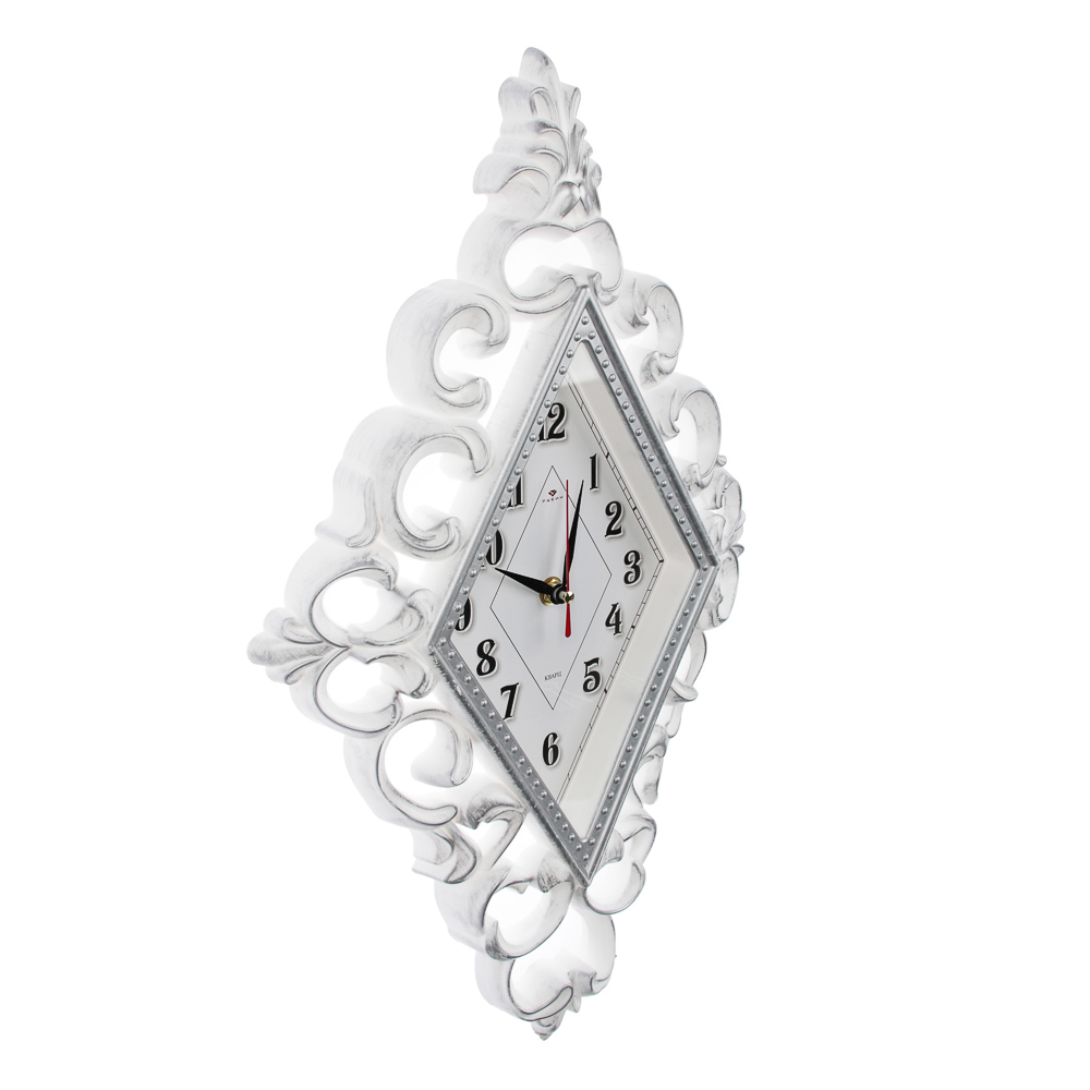 Часы настенные ромб, 30х48см, пластик, арт.№ 581-845