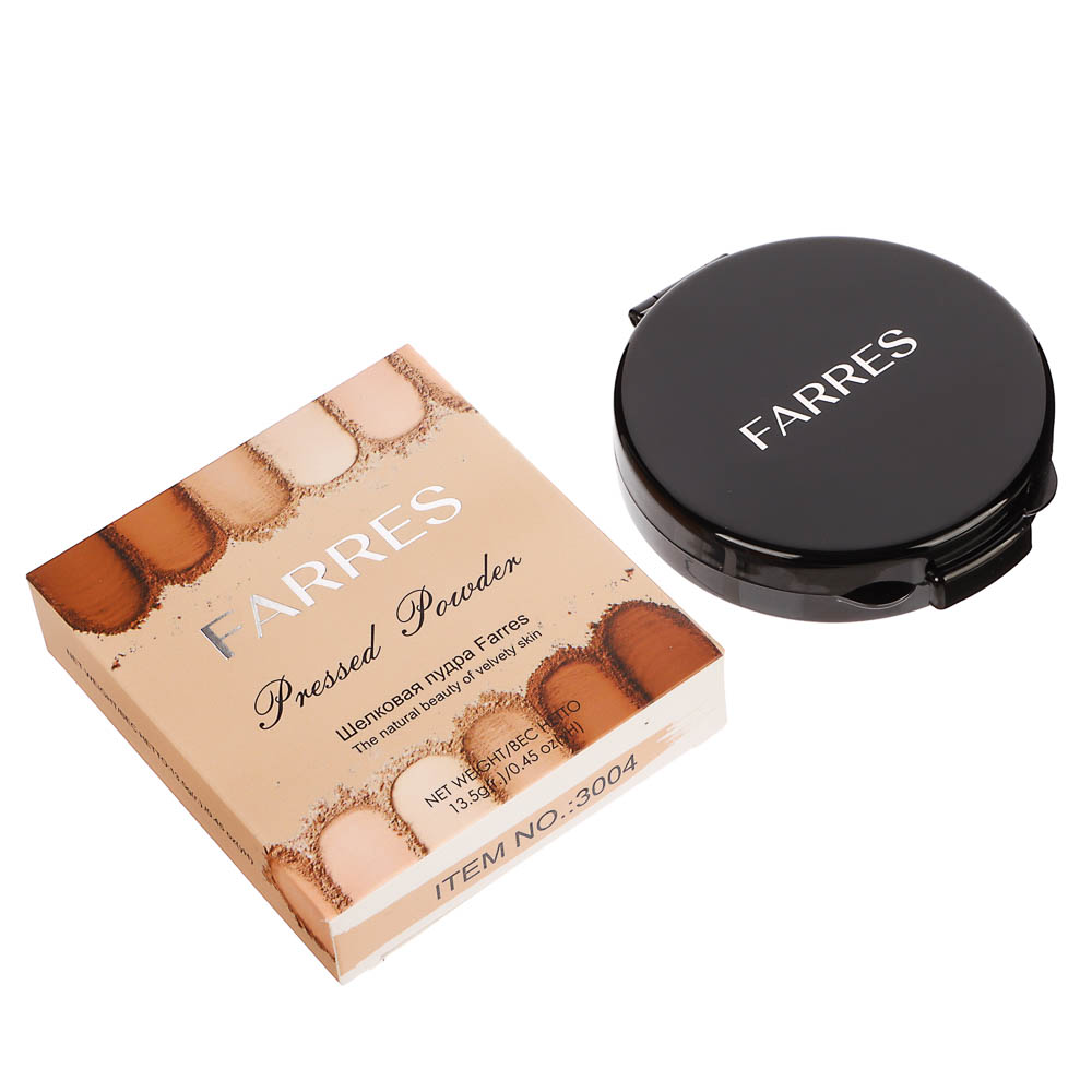 Пудра для лица, шелковая, тм Farres, 13,5 г, арт.№ 330-631