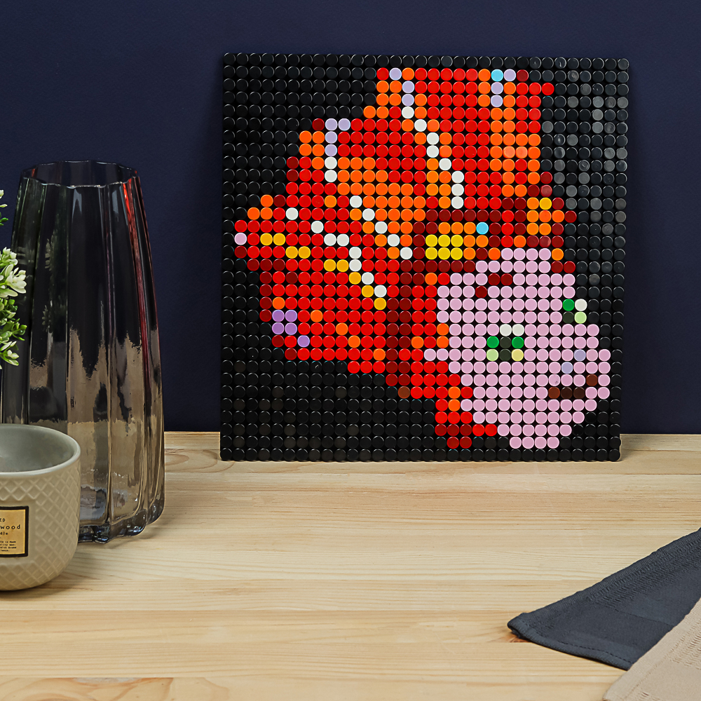 Фиксики Мозаика пластиковая, АВS, 18x18 см, Файер, арт.№ 429-031