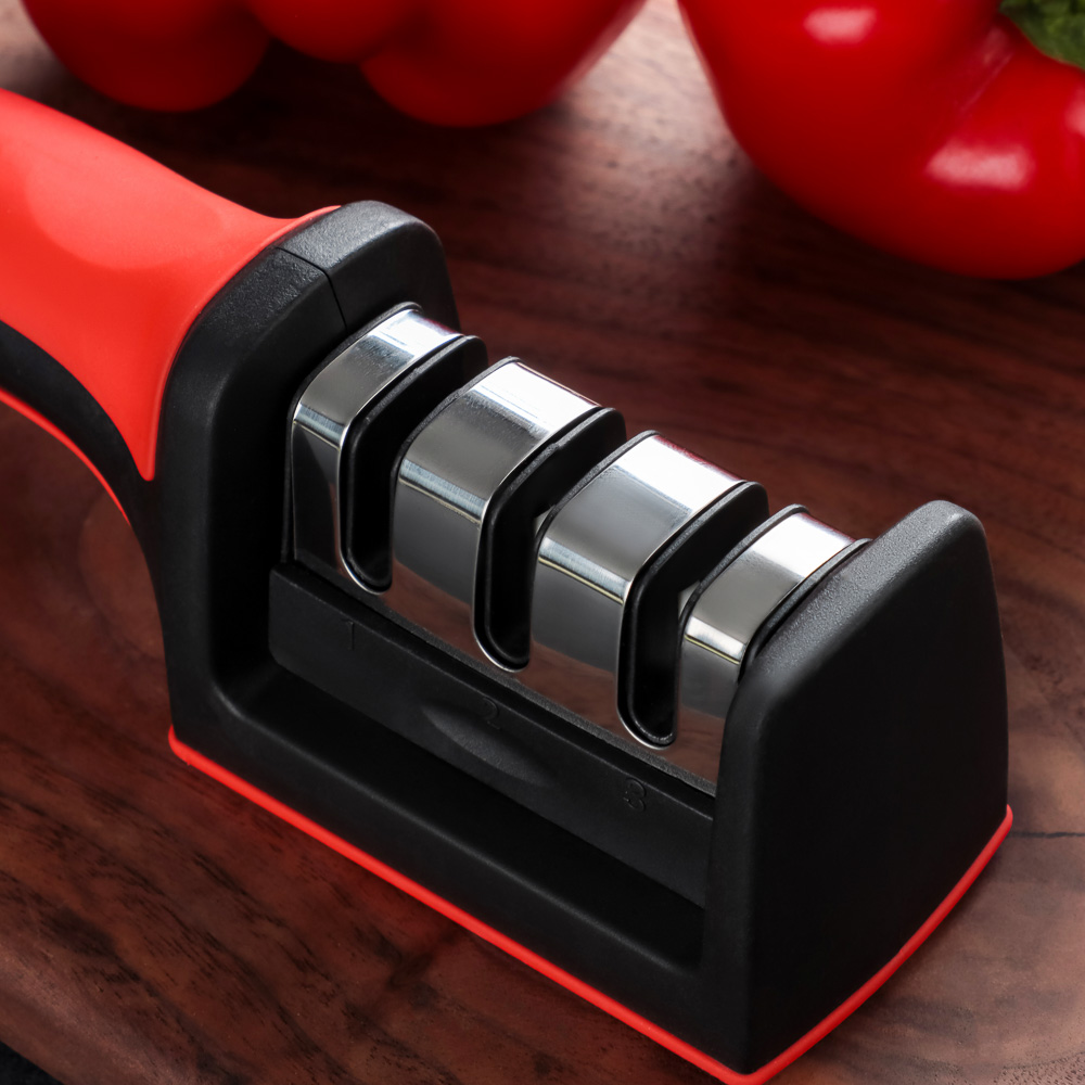 VETTA Ножеточка универсальная для черновой и финальной заточки, 21,5х5х6см, полипропилен, нерж.сталь, арт.№ 803-377