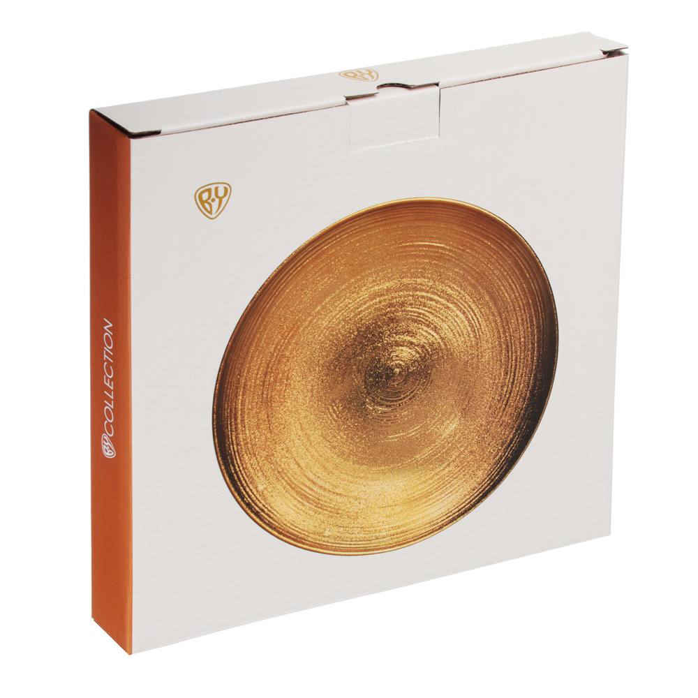 BY Голд фэнтези Тарелка десертная, 21х21х2,5см, фарфор, арт.№ 821-057