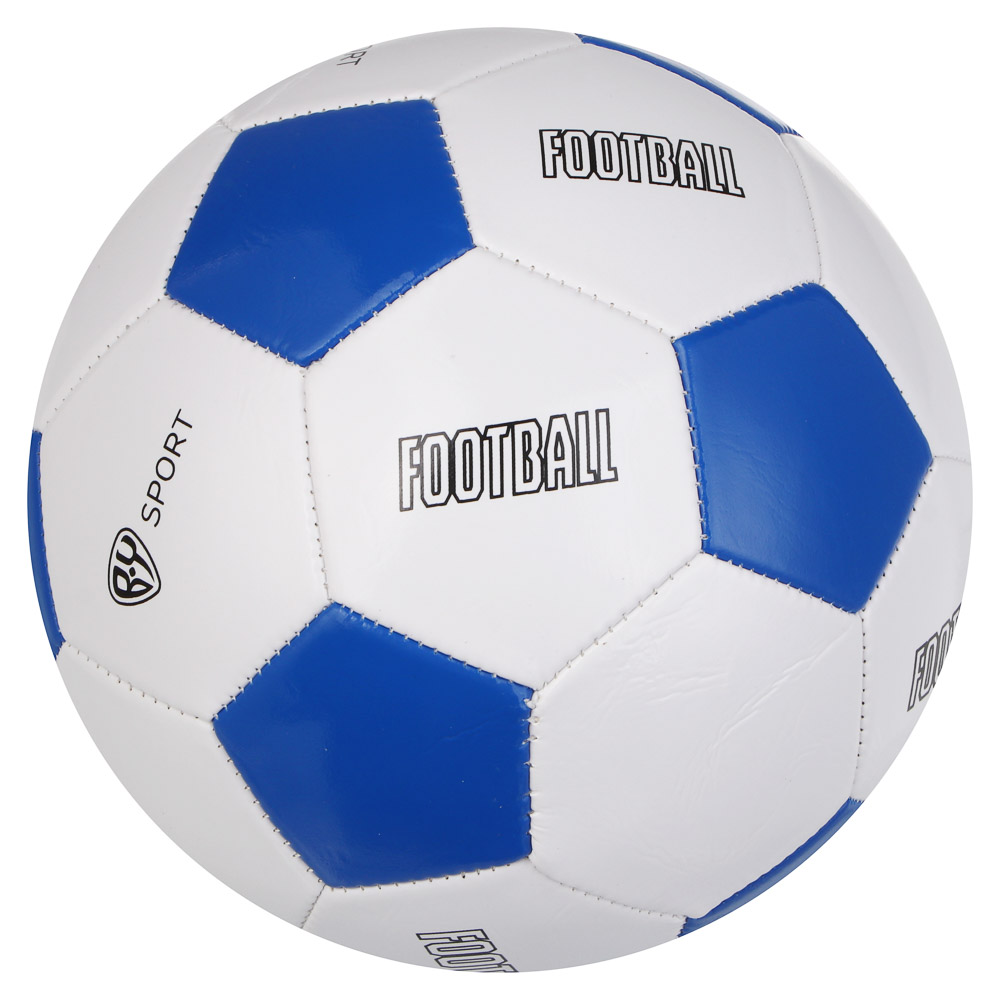 Мяч футбольный, тм BY SPORT, размер 5, 22см, 2 сл, ПВХ 1,5мм, 260г (+-10%), 2 дизайна, арт.№ 133-003