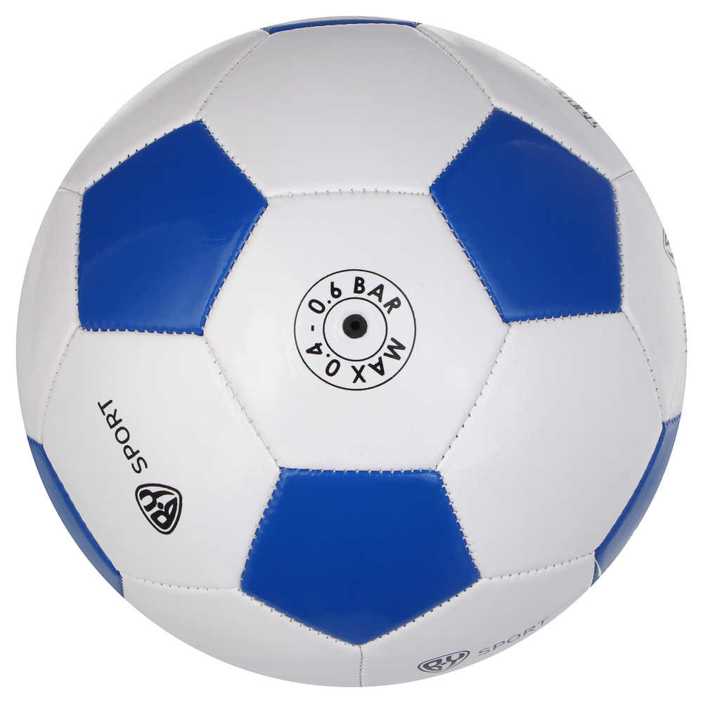 Мяч футбольный, тм BY SPORT, размер 5, 22см, 2 сл, ПВХ 1,5мм, 260г (+-10%), 2 дизайна, арт.№ 133-003