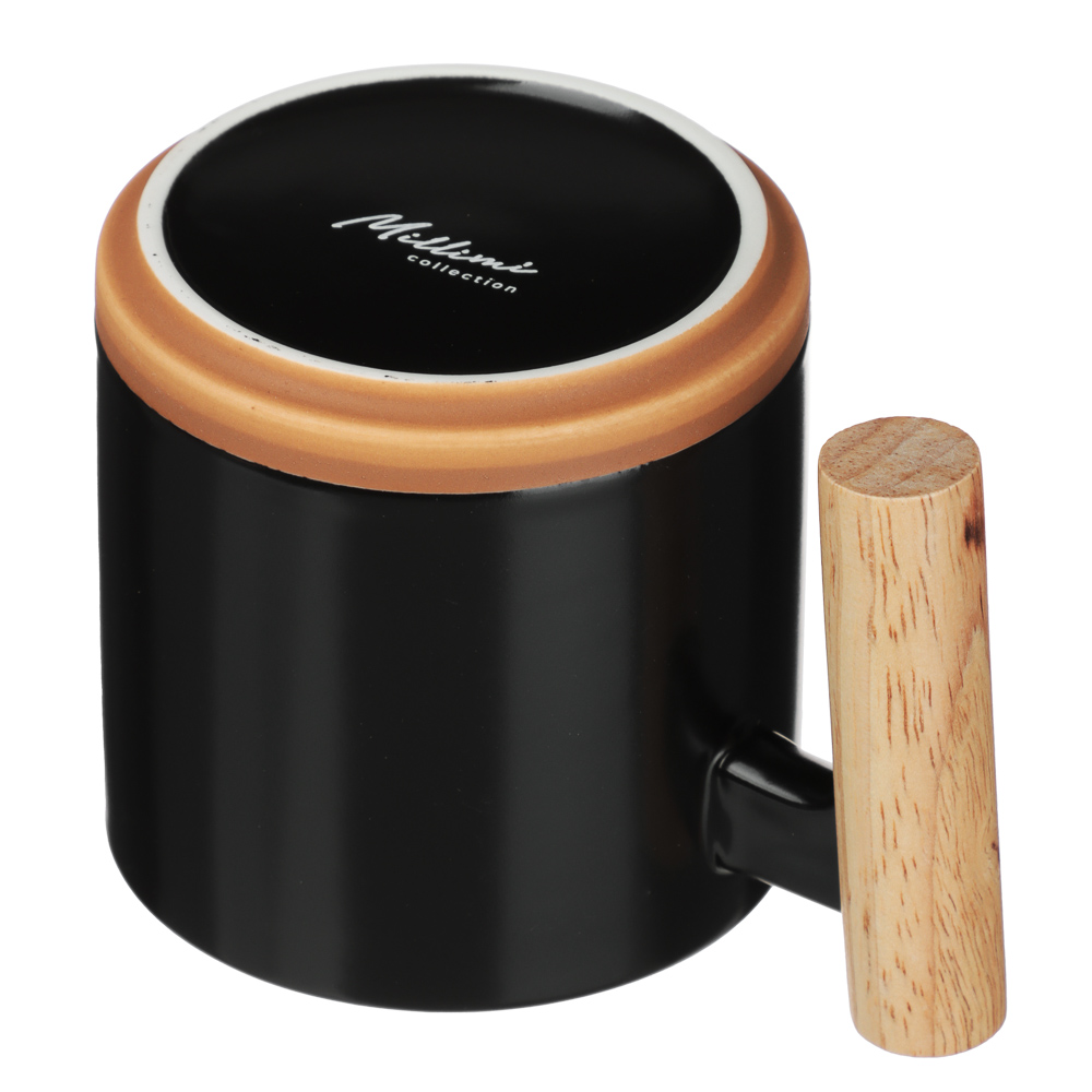 Кружка Эко тм MILLIMI, 370мл, 4 дизайна, фарфор, арт.№ 806-500