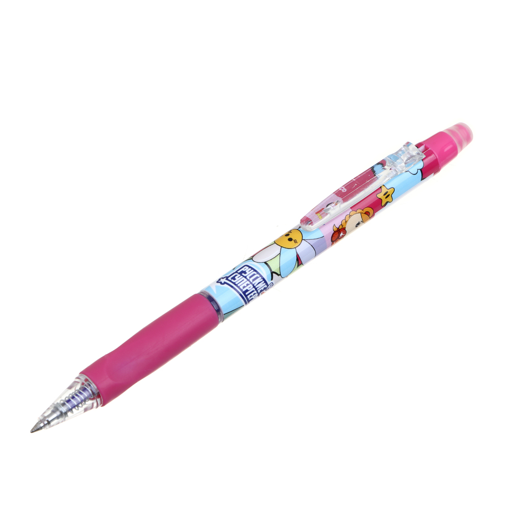 FLOMIK Авторучка гелевая "пиши-стирай" синяя, 0,6 мм, 2 дизайна, арт.№ 614-111