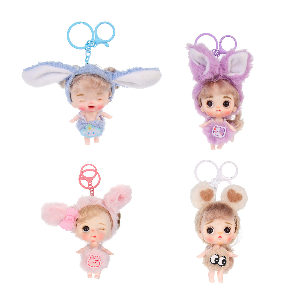 ИГРОЛЕНД Брелок-подвес "Куклёныш" в боксе-сюрприз, 10 см, ABS, PVC, 10х7х7 см, микс, арт.№ 264-499