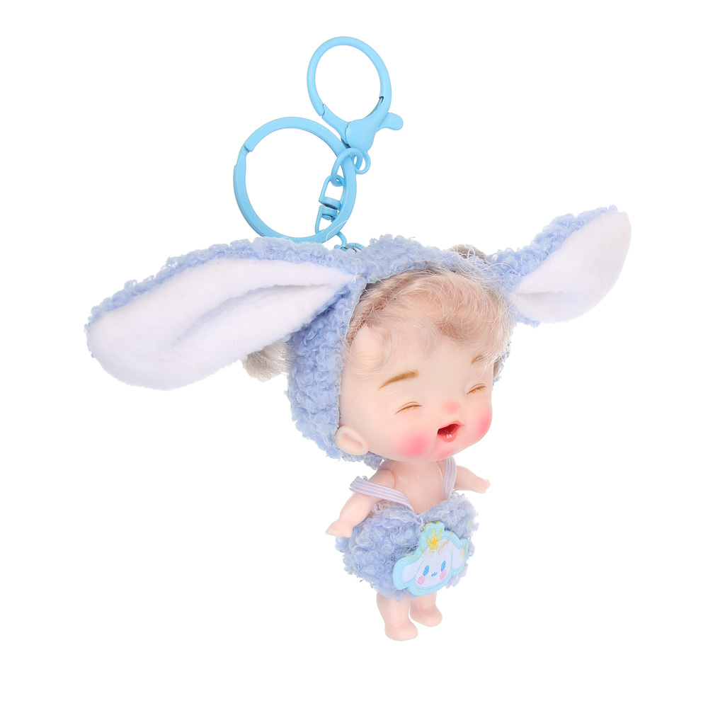 ИГРОЛЕНД Брелок-подвес "Куклёныш" в боксе-сюрприз, 10 см, ABS, PVC, 10х7х7 см, микс, арт.№ 264-499