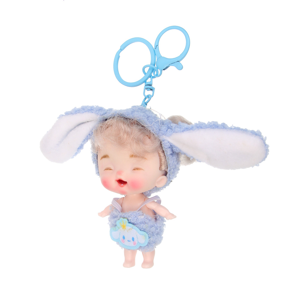 ИГРОЛЕНД Брелок-подвес "Куклёныш" в боксе-сюрприз, 10 см, ABS, PVC, 10х7х7 см, микс, арт.№ 264-499