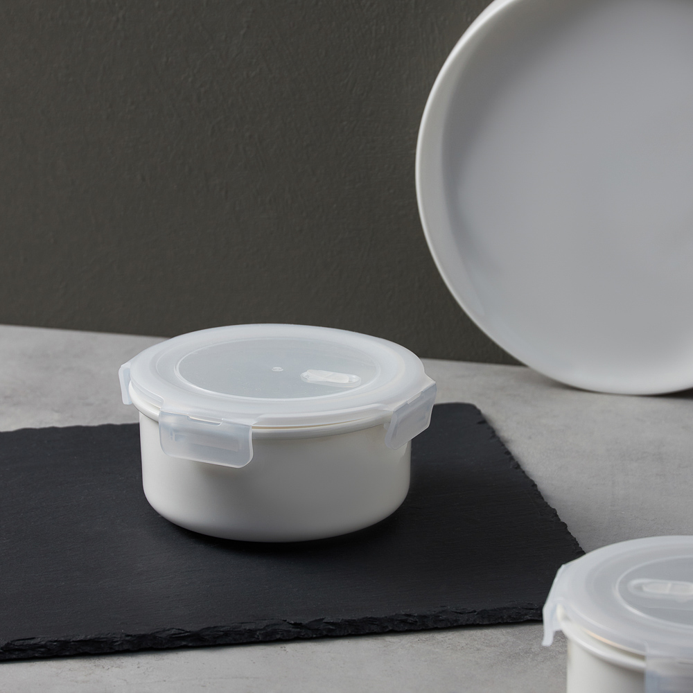 Ivlev Chef Элеганс Салатник с крышкой, 650мл, 15,5х7,5см, фарфор, арт.№ 824-567