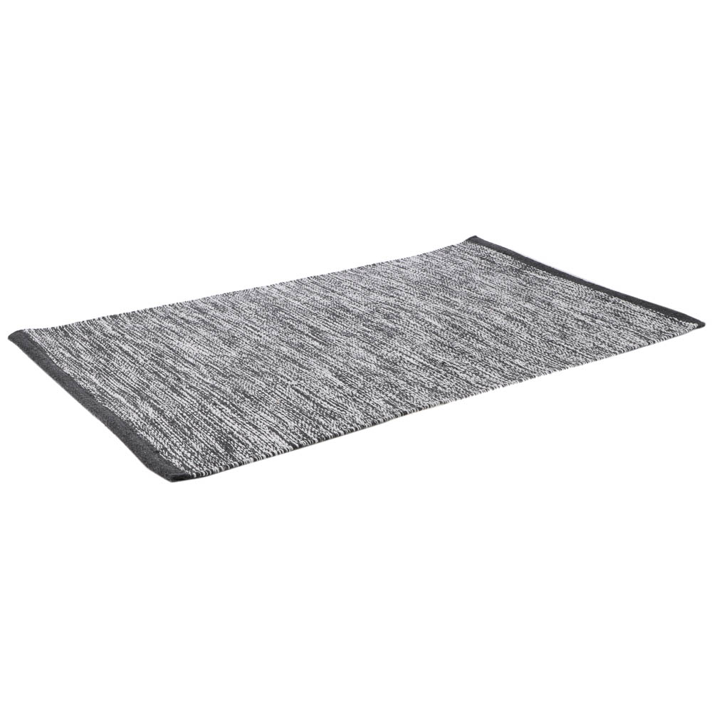 Коврик хлопковый ручного плетения SINDBAD KH 58-4 50х80см х 6мм, серый, арт.№ 462-861