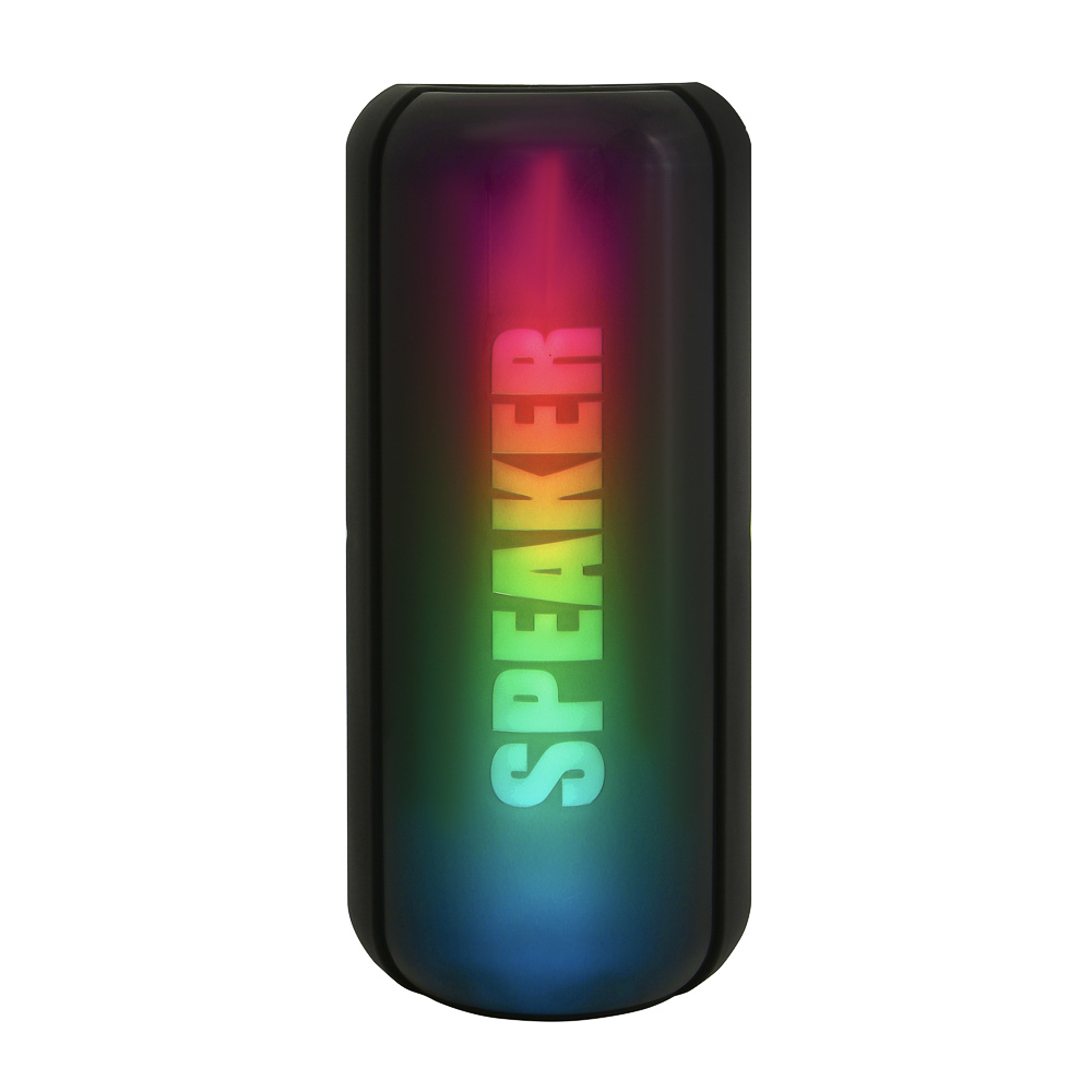 Колонка беспроводная BY ShineBar, 6 Вт, подсветка, 1200мАч, USB BT5.3, ВШГ 28x13x13см, черный, арт.№ 443-107