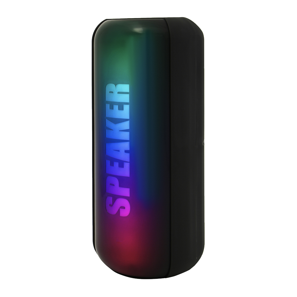 Колонка беспроводная BY ShineBar, 6 Вт, подсветка, 1200мАч, USB BT5.3, ВШГ 28x13x13см, черный, арт.№ 443-107