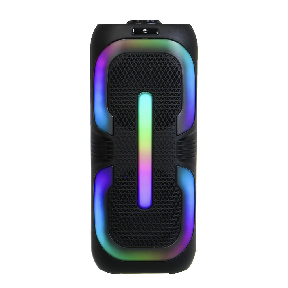 Колонка беспроводная BY Radiance, 20Вт,светомузыка,2400мАч,TWS,USB,BT 5.3,ВШГ 46x20x20см, черный, арт.№ 443-110