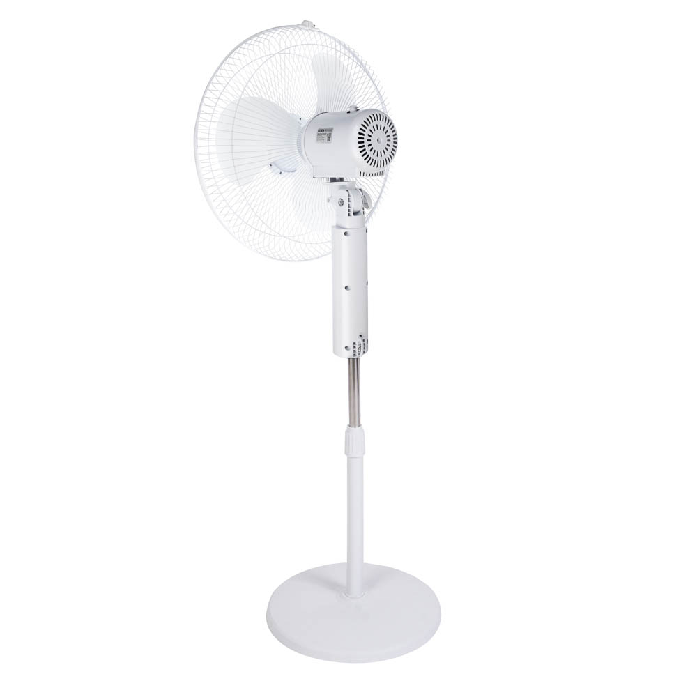 Вентилятор напольный тм LEBEN 45Вт, 3 скорости, диаметр 43см, 220в, белый (1шт в коробке), арт.№ 243-034