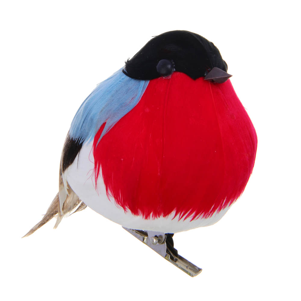 INBLOOM Птичка декоративная на прищепке 6x9см, арт.№ 153-010