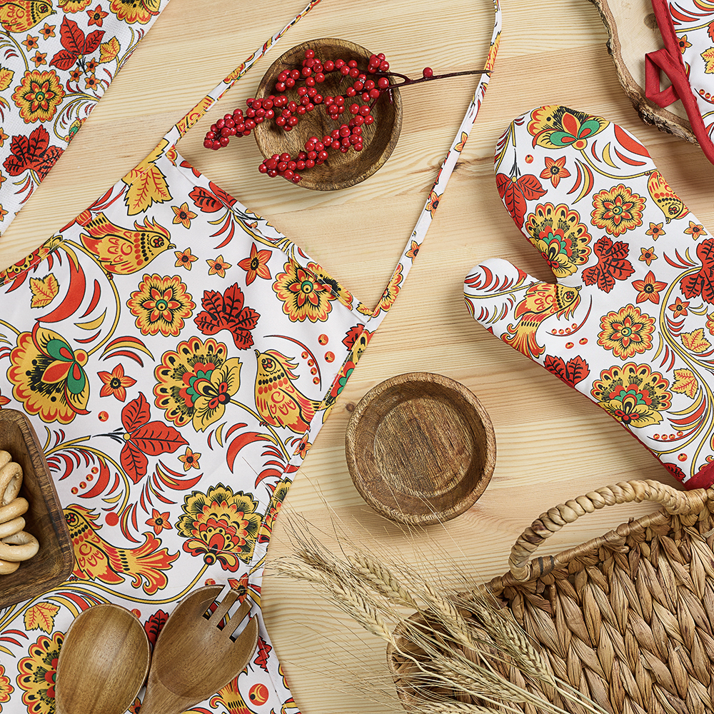 PROVANCE Хохлома Прихватка-варежка 17х27см, 100% полиэстер, арт.№ 493-162