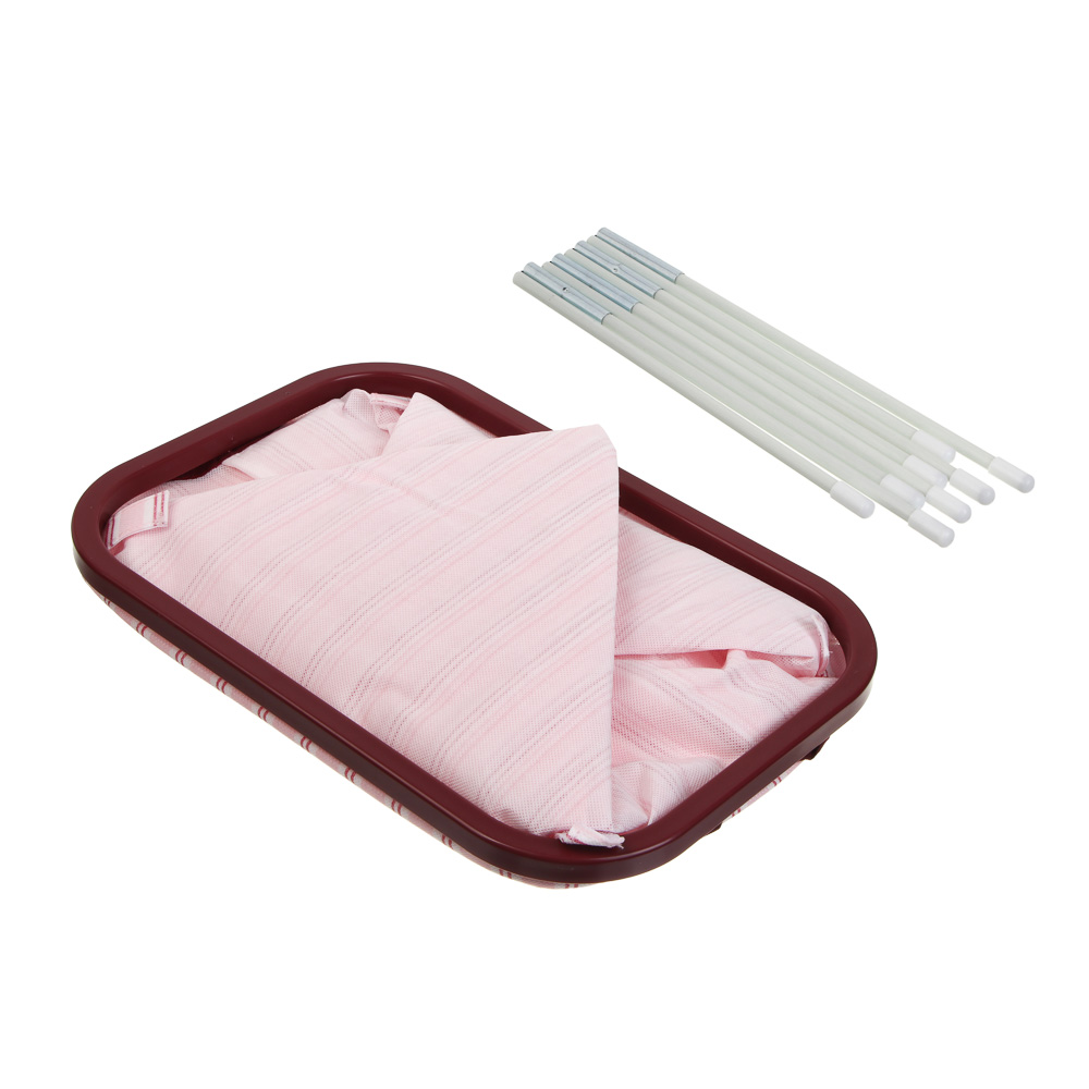 Корзина для белья тм VETTA Черри, 38*26*55 см без крышки, складная, арт.№ 402-023