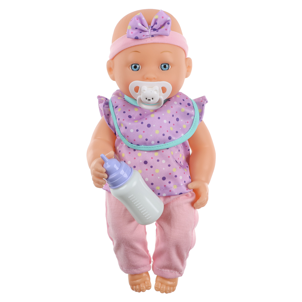 ИГРОЛЕНД Пупс 30 см с акс., PVC, PP, ABS, полиэстер, 24,8x10,5x33 см, арт.№ 436-166