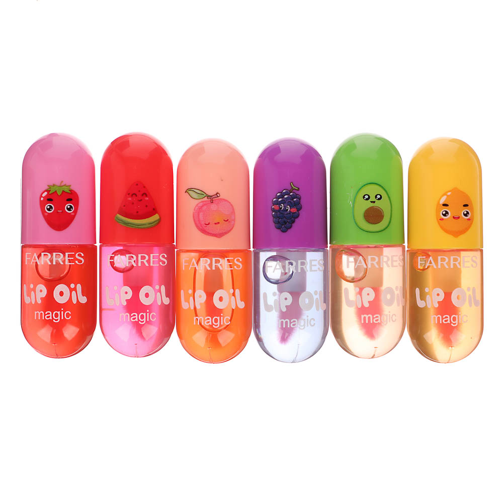 Блеск (масло) для губ проявляющийся "Magic Fruit" тм Farres 4 г, арт.№ 330-609