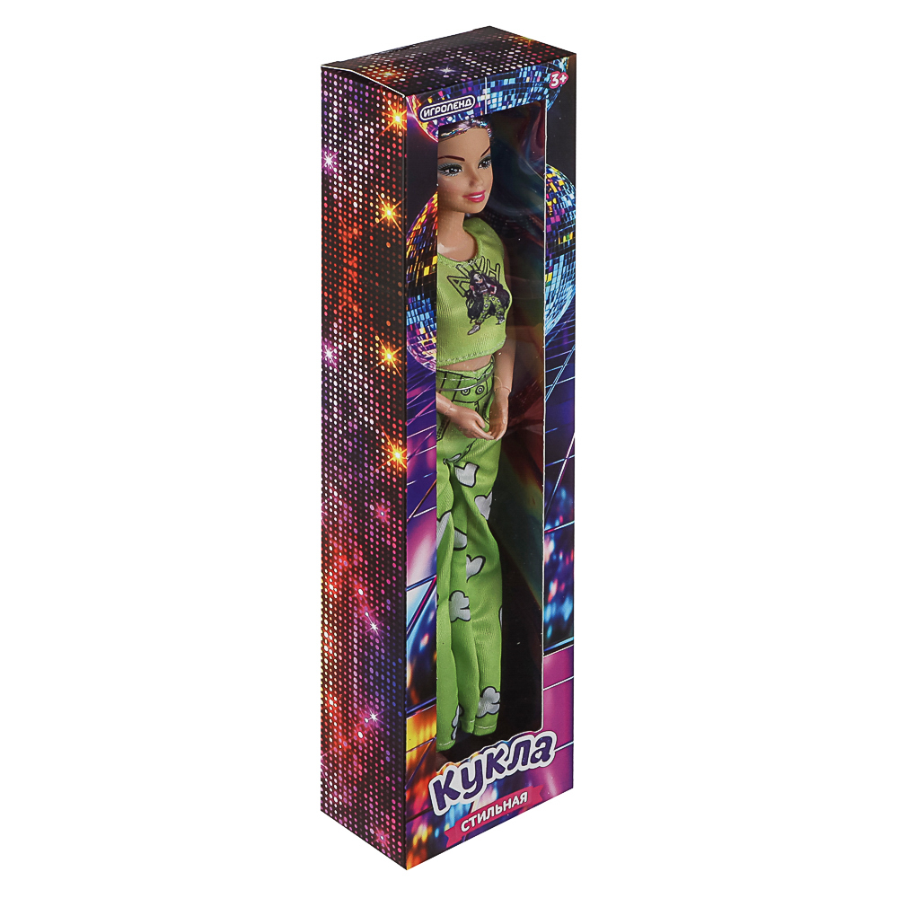 Кукла стильная шарнирная, 29 см, PP, PVC, полиэстер, 4 диз., тм ИГРОЛЕНД, арт.№ 267-916
