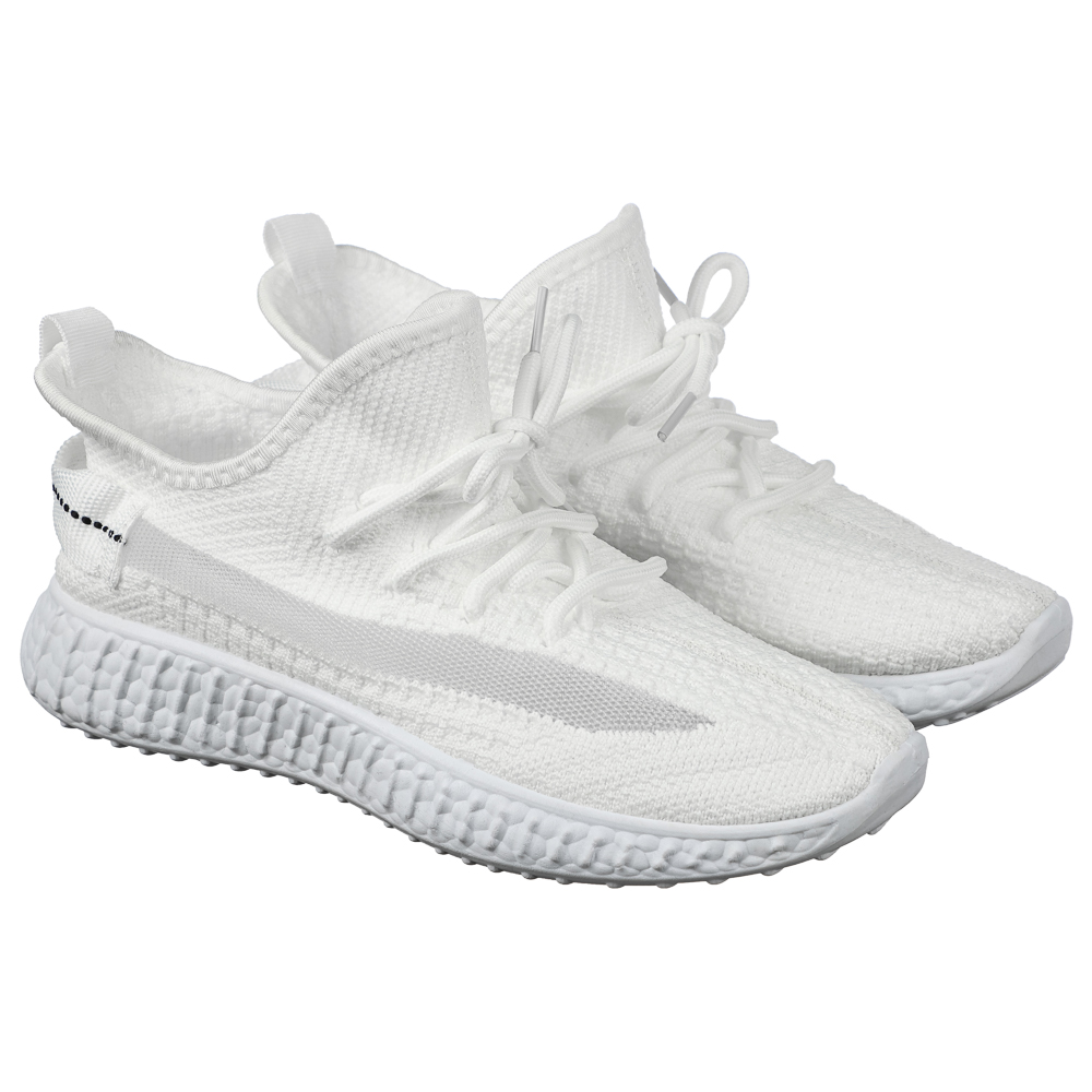 Кроссовки спортивные, р. 37, белые, полиэстер, ПВХ, арт.№ 299-311