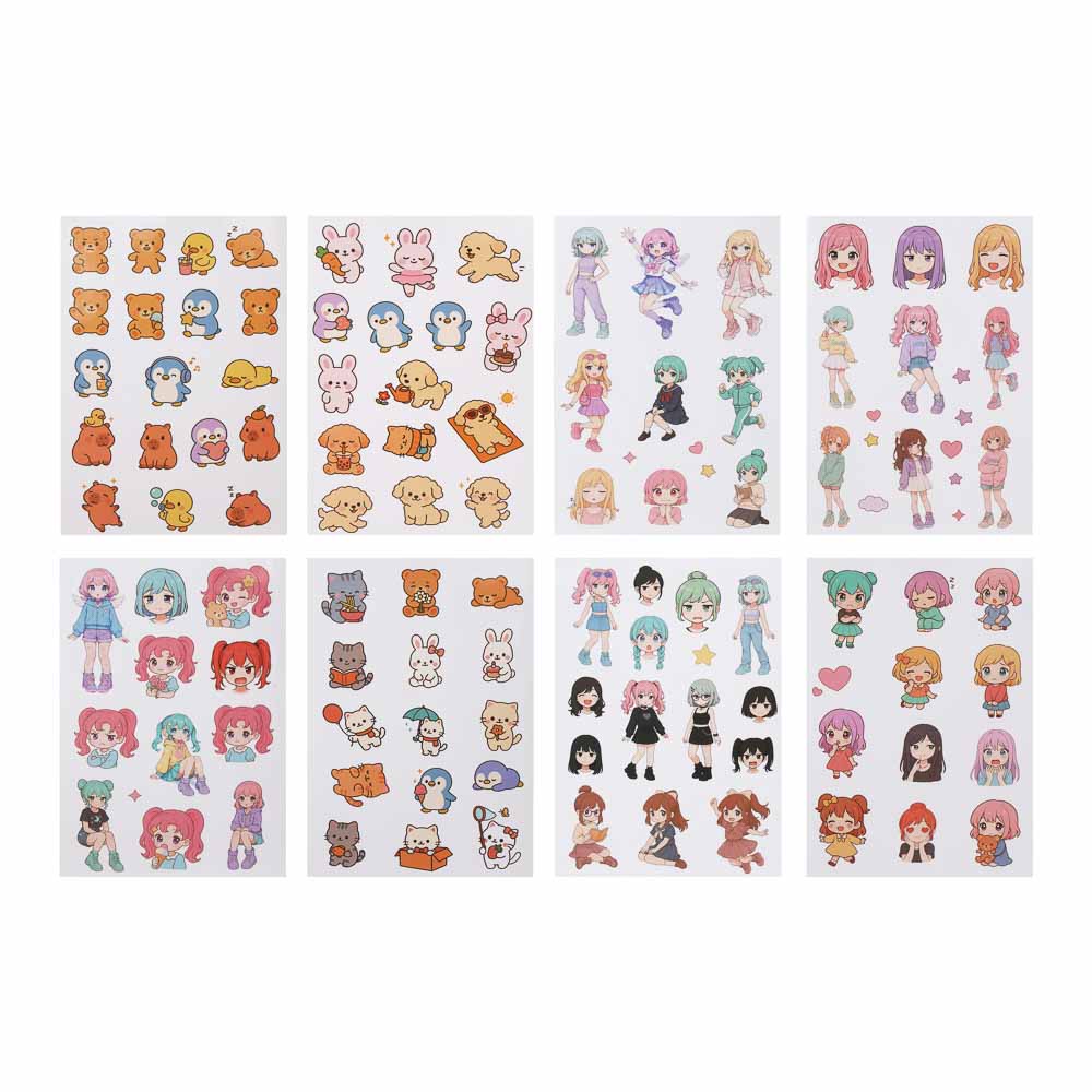 ХОББИХИТ Альбом " Sticker book" 21х14см, картон, бумага, 4 дизайна, арт.№ 287-388