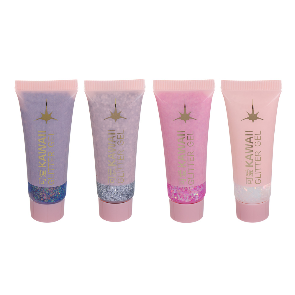 BY Русские Супергерои Заря Каваи Глиттер гелевый, 16 гр, 4 цвета, арт.№ 330-575