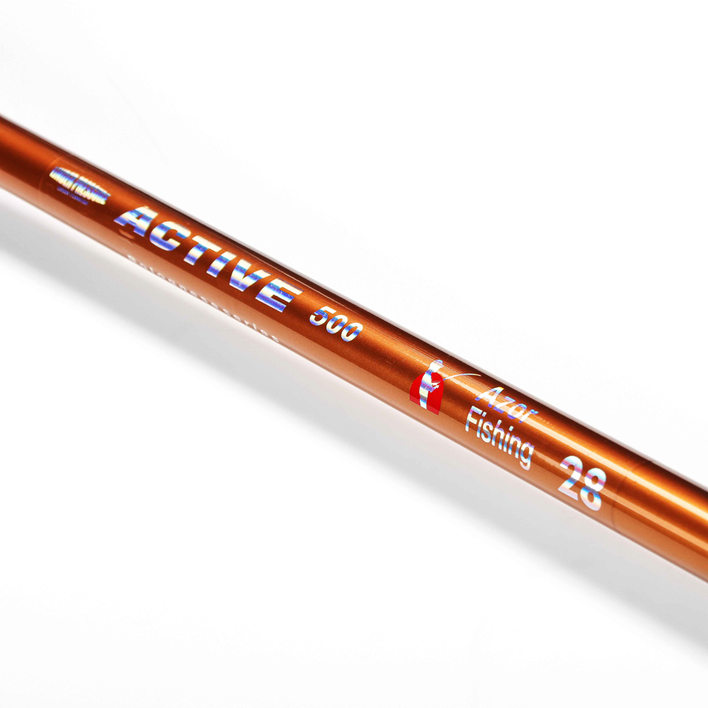 Удочка с кольцами "Актив" тм AZOR FISHING, телескоп., карбон 40%, 5,0м, тест 10-30гр., арт.№ 149-094