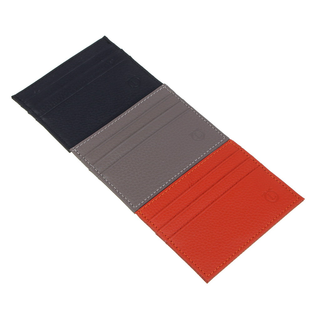 ЮL Нордстан Кардхолдер для карт и купюр на 7 слотов, нат.кожа, 10.1х7,5см, 3 цвета, КЖ24-41, арт.№ 303-048