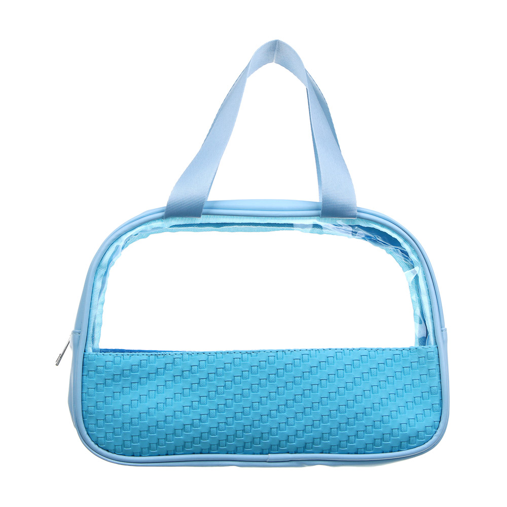 ЮL Косметичка банная с ручками, ПВХ, 24,5х16,5х7см, 3 цвета, арт.№ 364-258