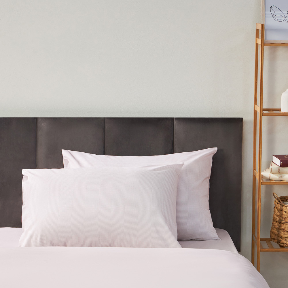 PROVANCE Фрэя Наволочки 50х70см, 100% хлопок, поплин, 2шт, серый, арт.№ 432-268