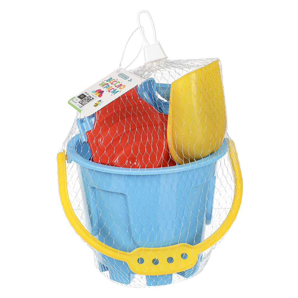 Набор для игры в песке "Башня", ИГРОЛЕНД, 8 предметов, пластик, для детей 3+, арт.№ 430-143