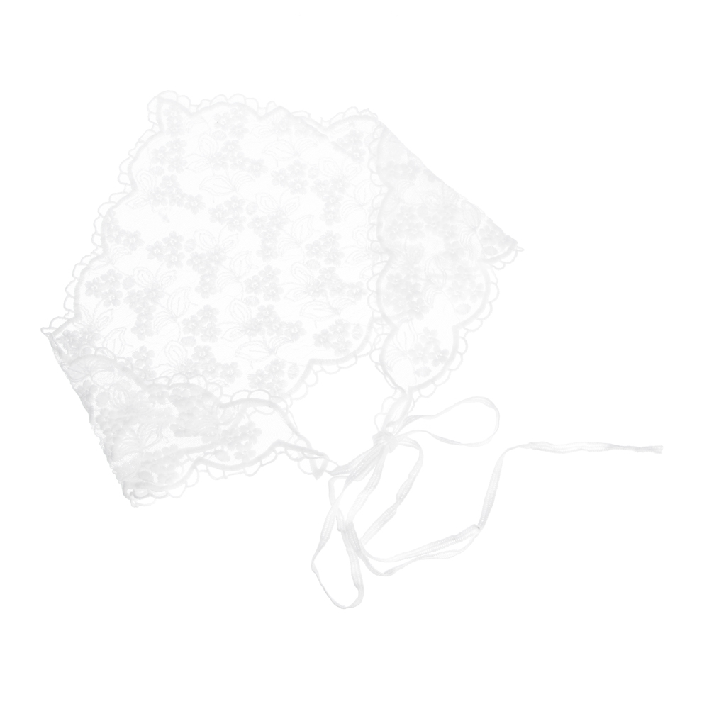 Косынка, 100% полиэстер, тм GALANTE, р-р 62*40*40, белая, #1, арт.№ 314-061