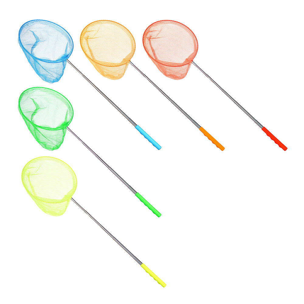 Сачок телескопический, ИГРОЛЕНД, 20х80см, сталь, полиэстер, PE, арт.№ 134-158